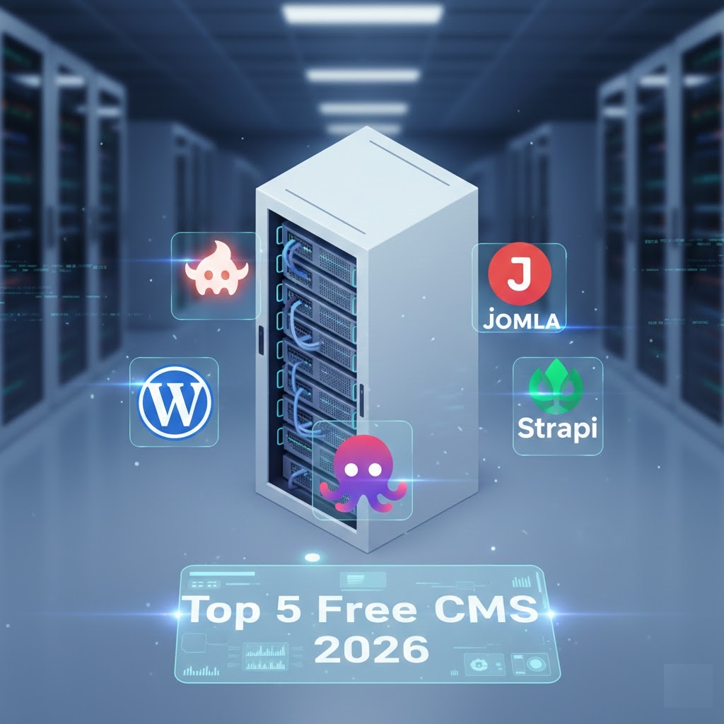 Top 5 Free CMS Platforms for VPS 2026 comparison