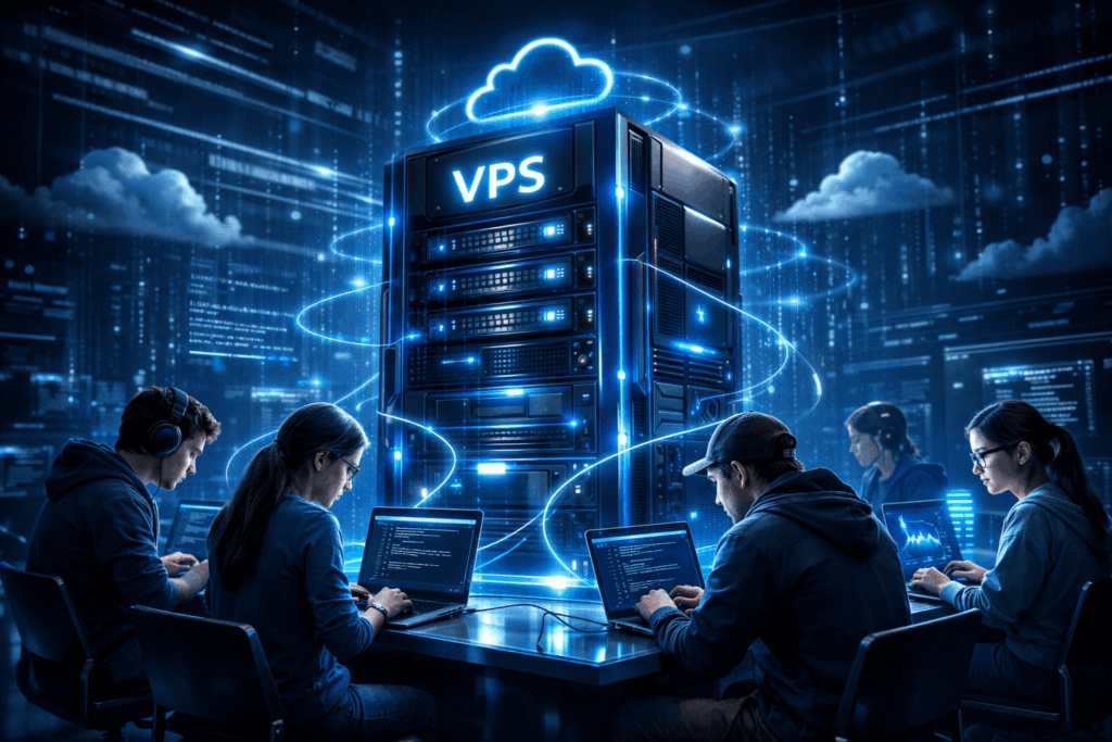Best free VPS for students 2026 educational cloud server illustration