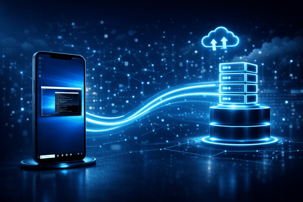 Accessing a VPS server from an Android or iPhone using remote desktop and SSH