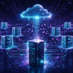 Visualization of a virtual private server environment running multiple virtual machines